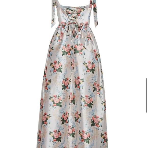 Louise New York Marie Dress in Floral Brocade - Picture 3 of 11